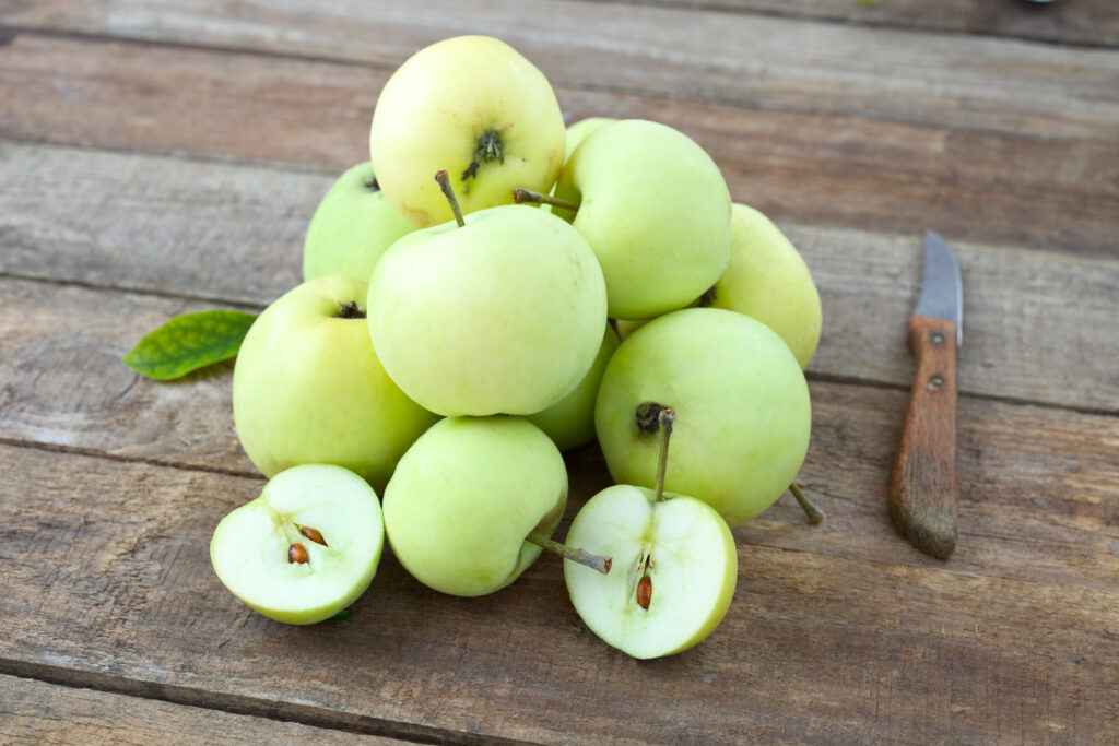 Weißer Klarapfel Alte Apfelsorte