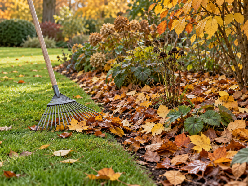Laub im Garten: liegen lassen oder entfernen?